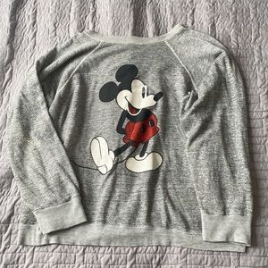 Vintage grey sweatshirt. Well worn & loved but broken in to be perfect & soft!